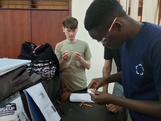 Young leaders volunteering with Engineering World Health (Now the Community Health Program at EWB-USA) gain skills in assembling biomedical equipment